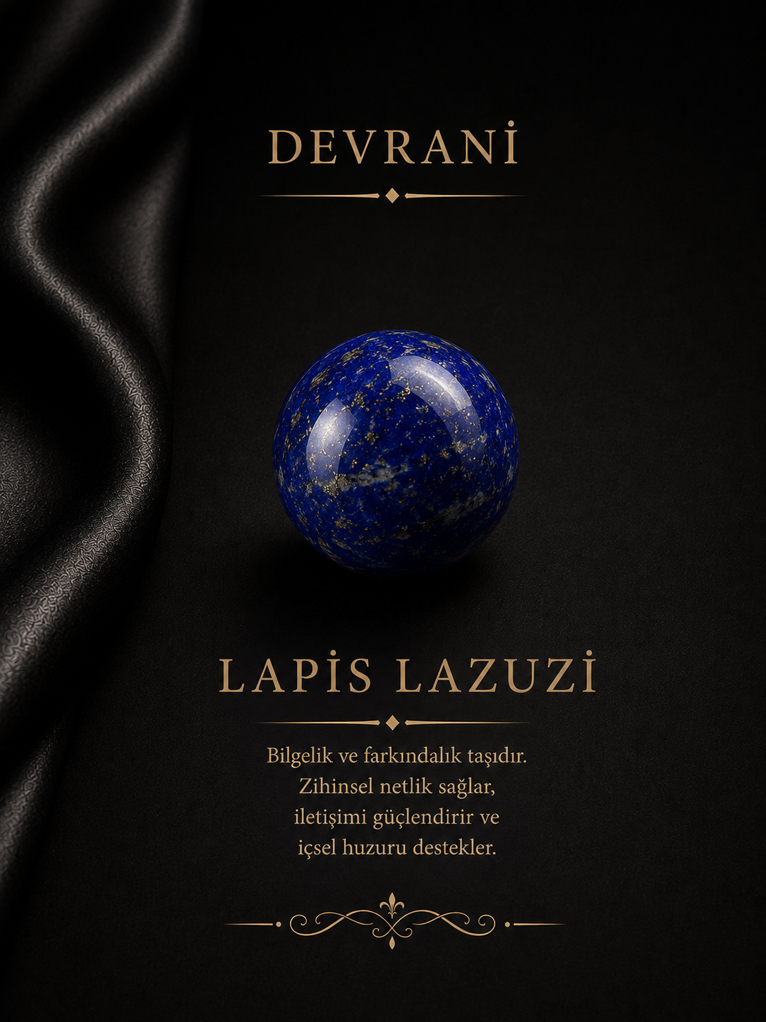 LAPİS LAZUZİ DOĞAL TAŞ KOLYE