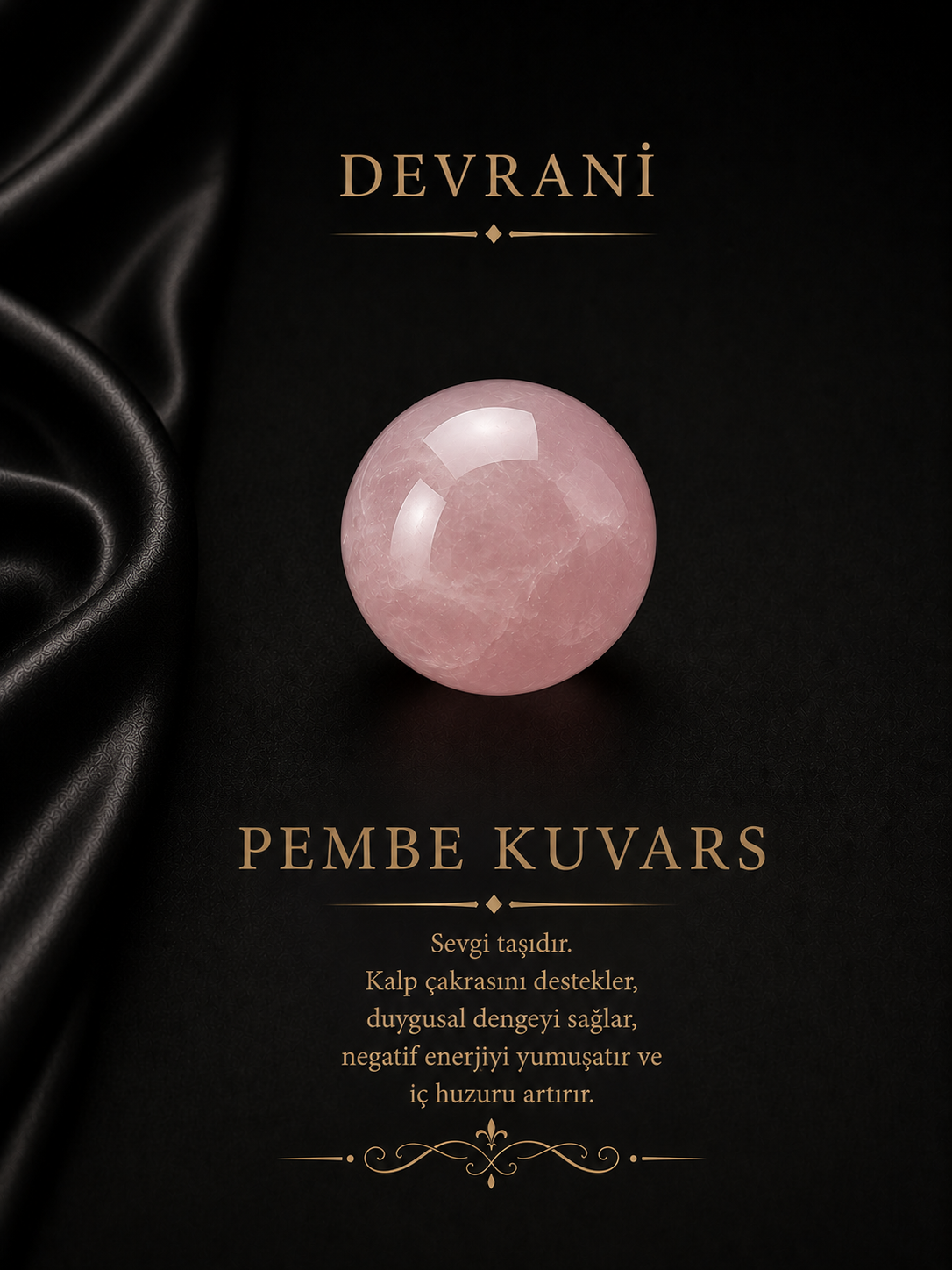 PEMBE KUVARS DOĞAL TAŞ