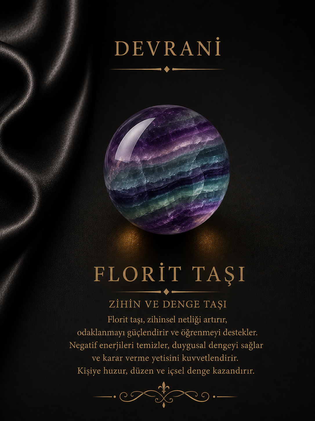 FLORİT DOĞAL TAŞ KOLYE