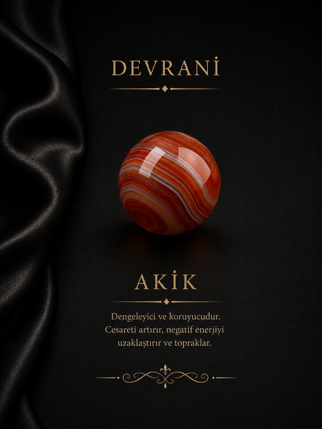 AKİK DOĞAL TAŞ