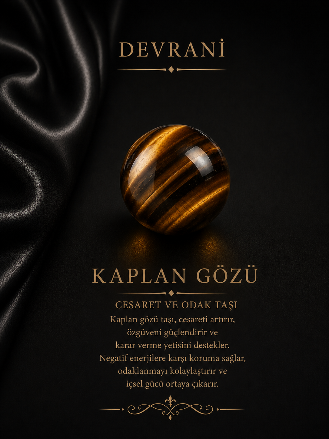KAPLAN GÖZÜ DOĞAL TAŞ