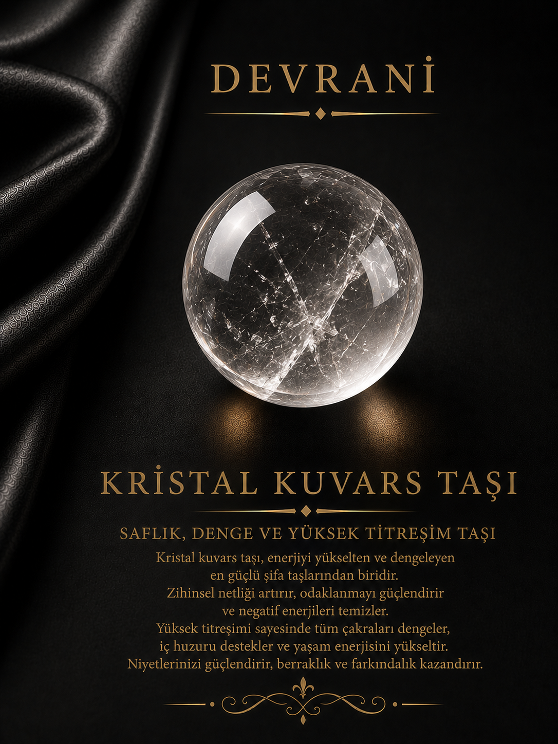 KRİSTAL KUVARS DOĞAL TAŞ